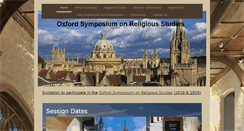 Desktop Screenshot of oxfordsymposiumonreligiousstudies.com